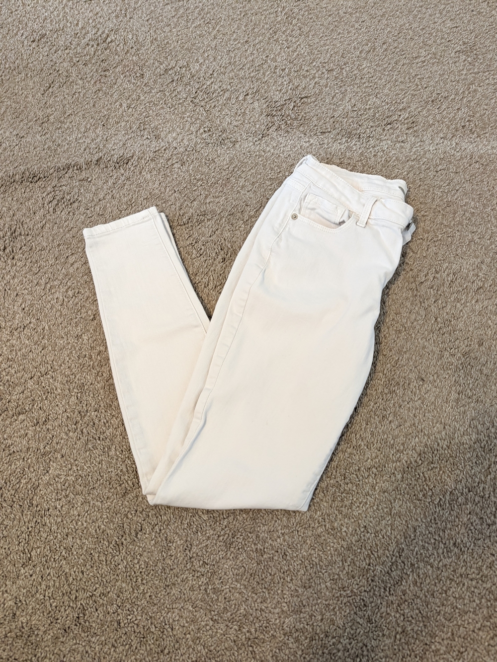 Old Navy Women's Off-White Skinny Jeans